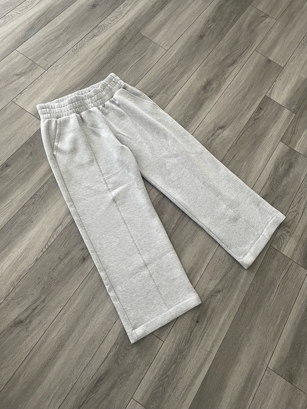 Wide Leg Gray Sweatpants - Old Navy